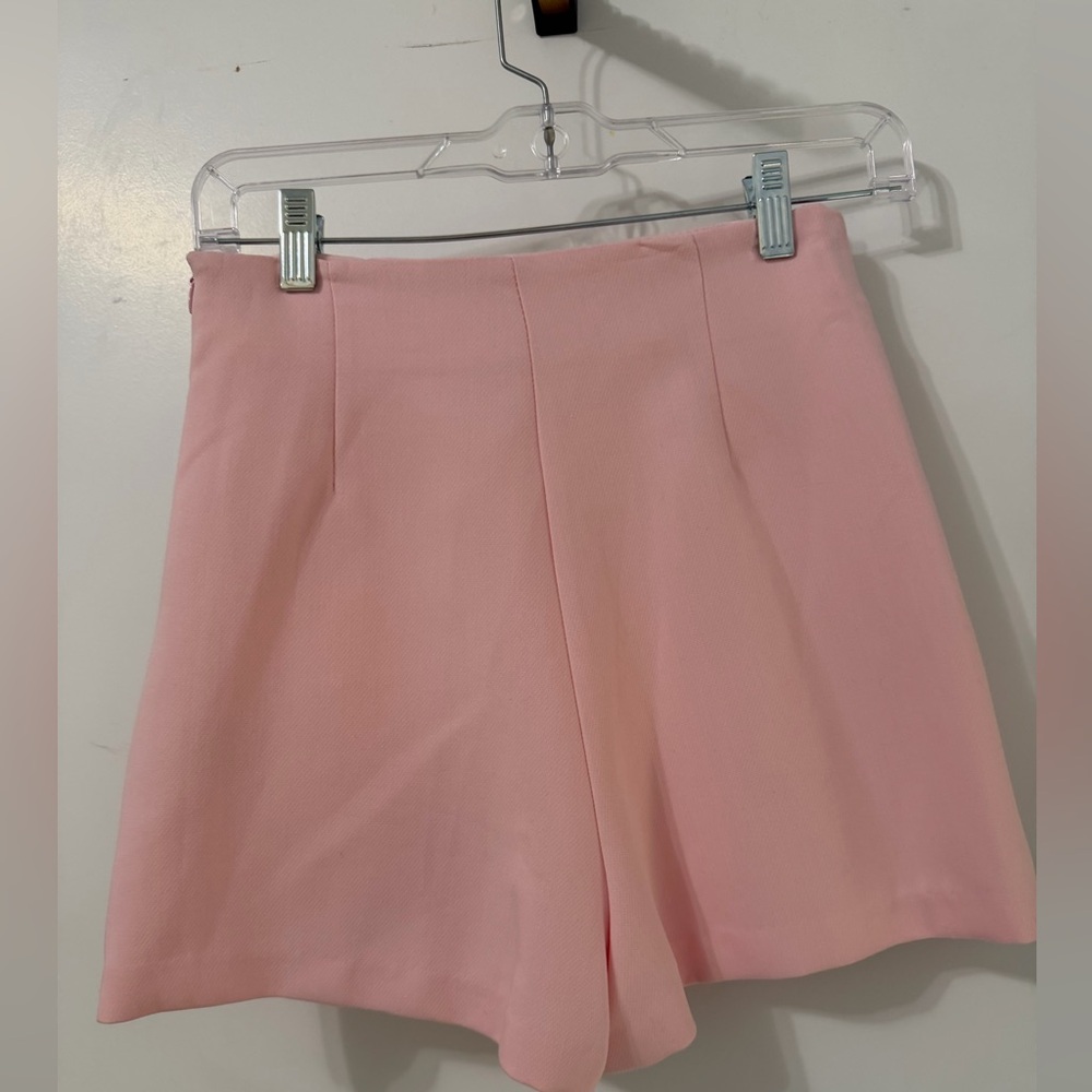 Zara Pink Mini Skort NWOT - Picture 2 of 4